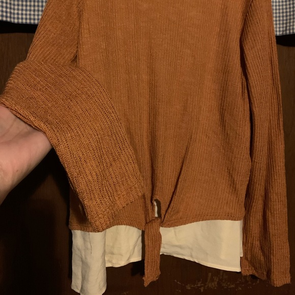 Laine Street Sweater/faux Shirt  Size L   NWT - Picture 4 of 7